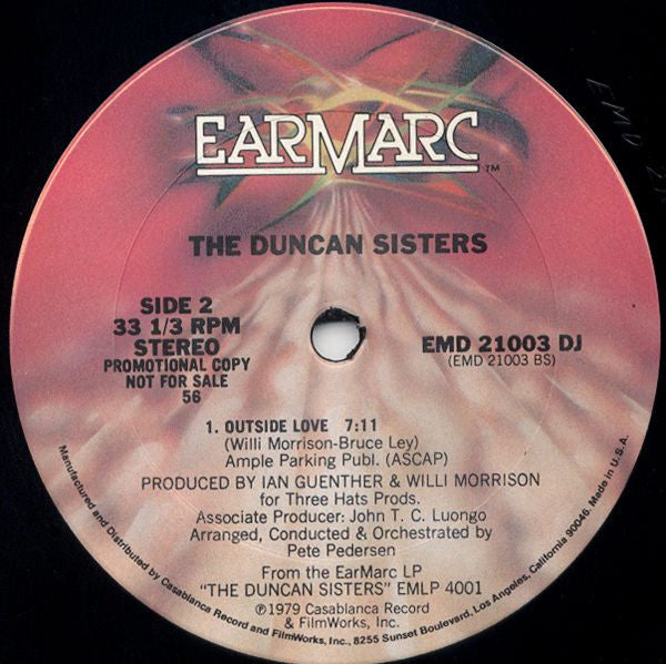 Sadness In My Eyes / Outside Love Duncan Sisters