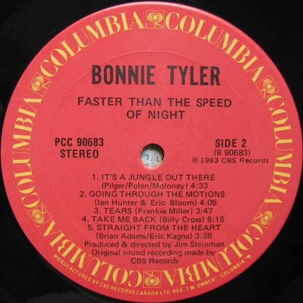 Plus rapide que la vitesse de la nuit Bonnie Tyler