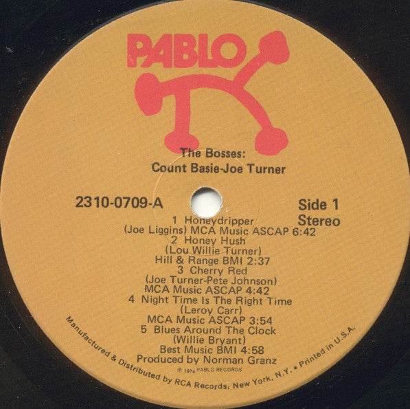 The Bosses Count Basie,Big Joe Turner