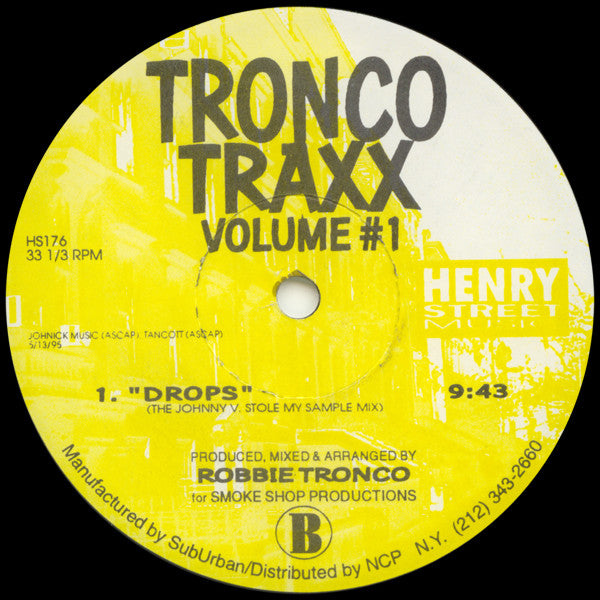 Tronco Traxx Volume #1 Tronco Traxx