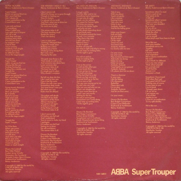 Super Trouper | Rectangle Triangle