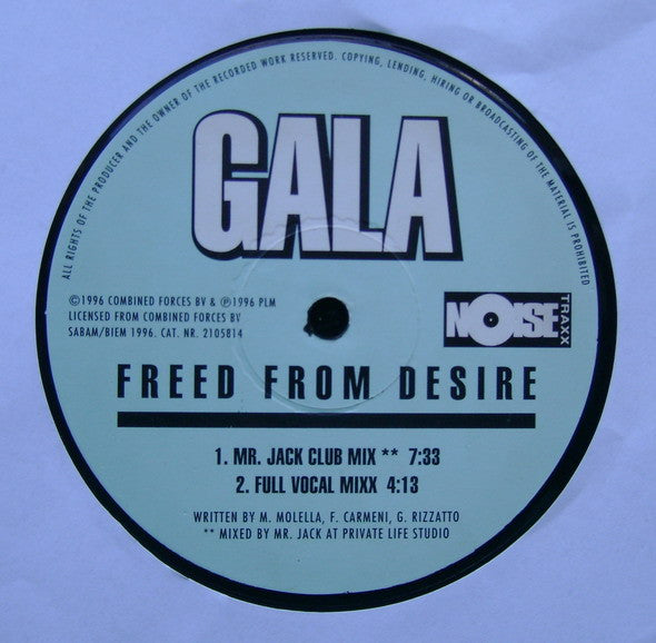 Libéré du désir (Mr. Jack's Club Mixes) Gala
