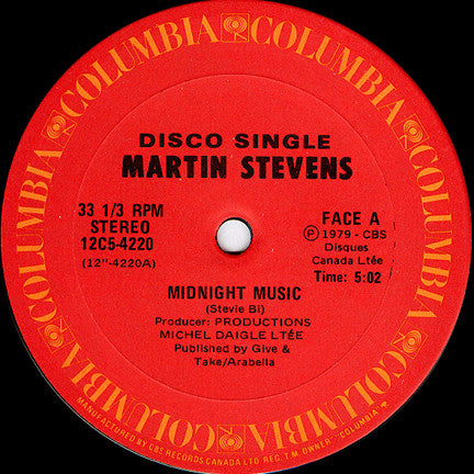 Midnight Music Martin Stevens