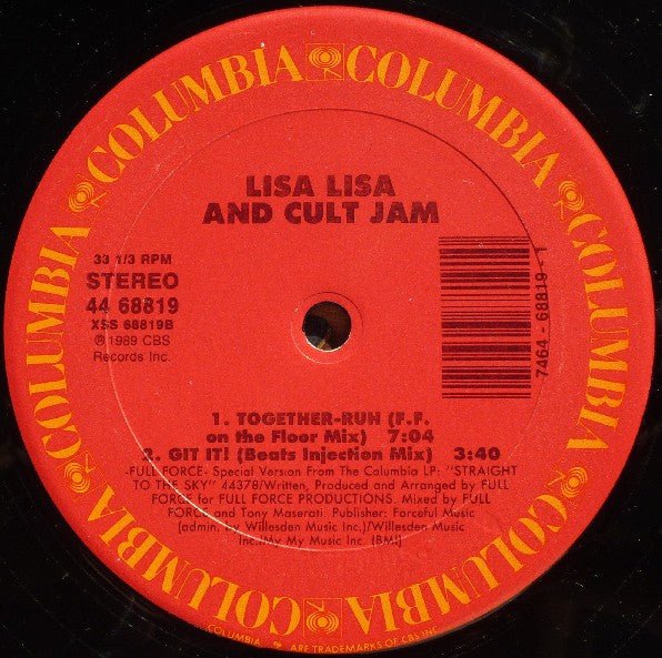Just Git It Together 2 Lisa Lisa & Cult Jam