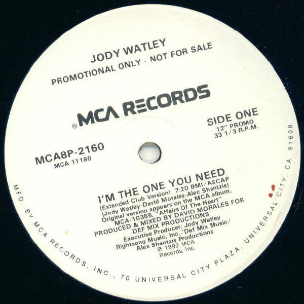 I'm The One You Need 4 Jody Watley