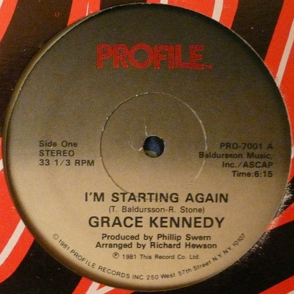 I'm Starting Again Grace Kennedy