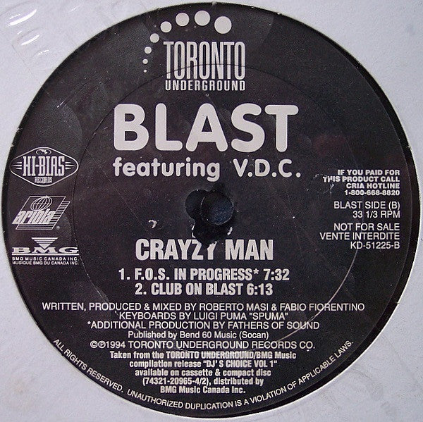 Tall Tales / Crayzy Man DJ Matt C,Earcandy,Blast,V.D.C.