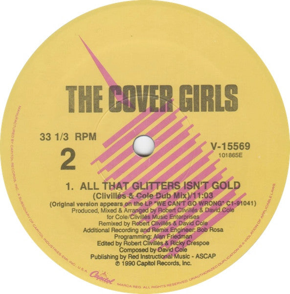 All That Glitters Isn't Gold The Cover Girls