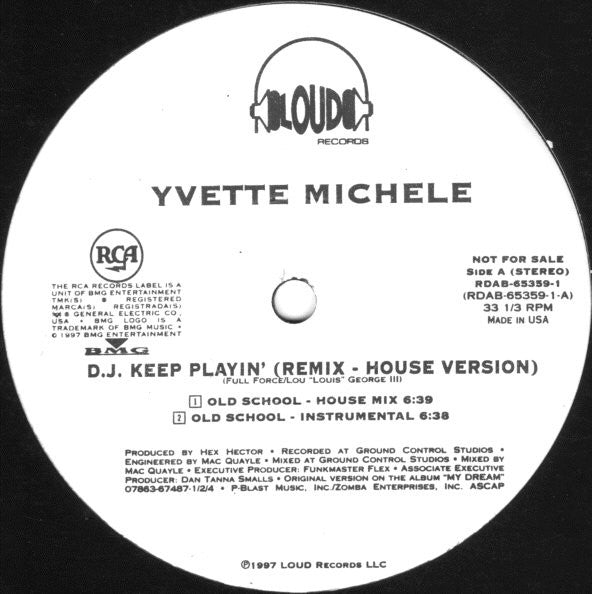 DJ Keep Playin' (Hex Hector House Mixes) 2 Yvette Michele