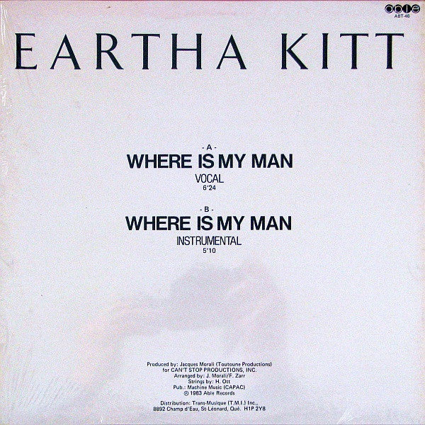 Where Is My Man 2 Eartha Kitt