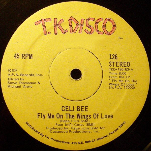 Fly Me On The Wings Of Love / For The Love Of My Man Celi Bee