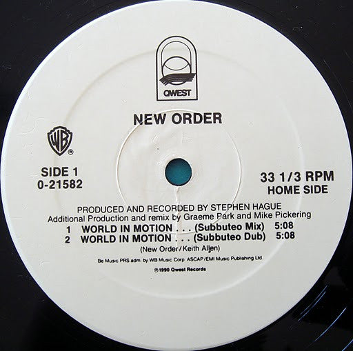 World In Motion... New Order