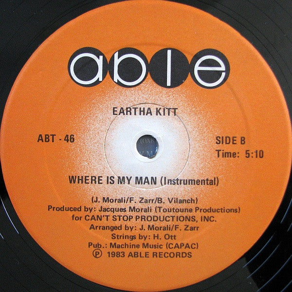 Where Is My Man 2 Eartha Kitt