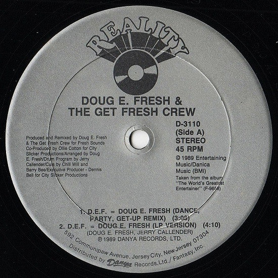 D.E.F. = Doug E. Fresh | Rectangle Triangle