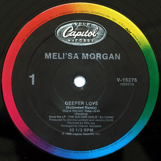 Un amour plus profond Meli'sa Morgan