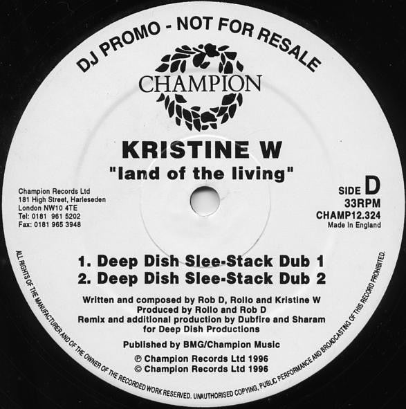 Terre des vivants Kristine W
