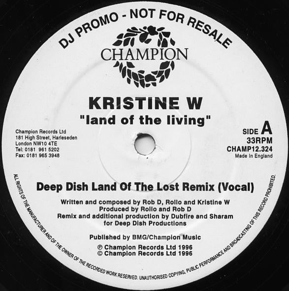 Terre des vivants Kristine W