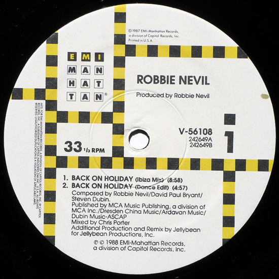 Back On Holiday 3 Robbie Nevil