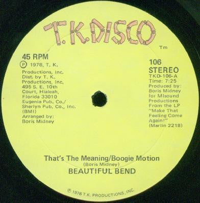 That's The Meaning/Boogie Motion / Make That Feeling Come Again!/Ah--Do It | Rectangle Triangle  