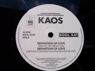 Definition Of Love (Remix) Kaos