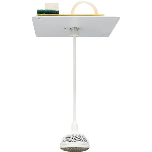 Audix M3WHM Tri-Element Hanging Ceiling Microphone with Hard Mount, White
