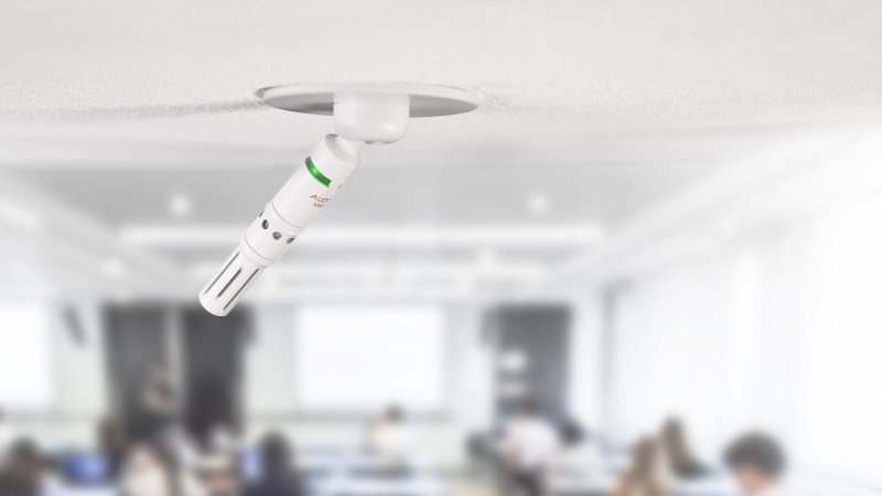 Audix M45W Miniaturized Shotgun Ceiling Microphone With LED, White