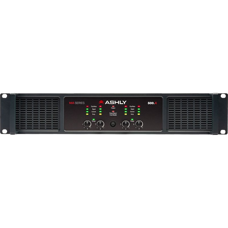 Ashly MA-500.4 Rack-mountable 2000W 4-channel Power Amplifier 