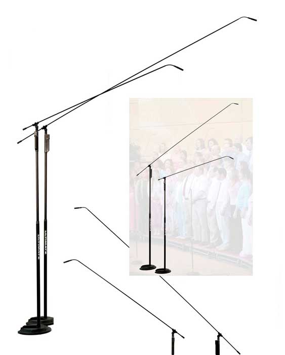 Audix MB5055 50" MicroBoom System Gooseneck High-Output Condenser Microphone (Black, Cardioid) 