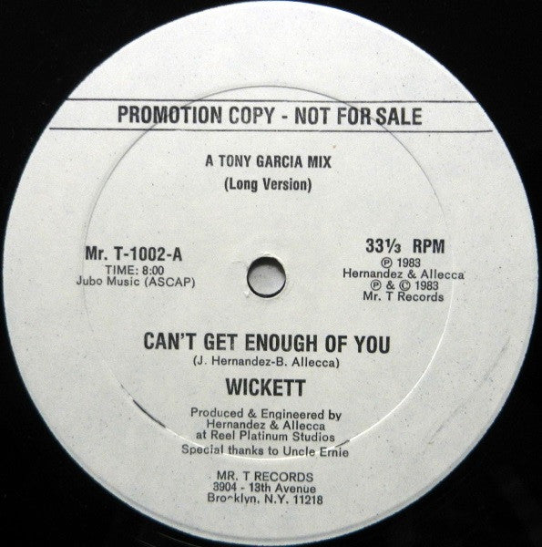 Can't Get Enough Of You 2 Wickett Rich