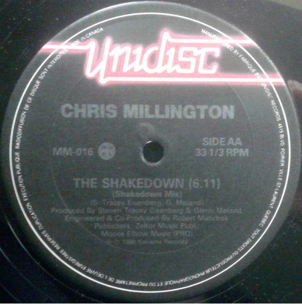 Le Shakedown Chris Millington