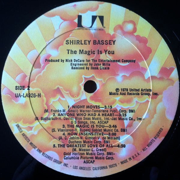 La magie c'est toi Shirley Bassey