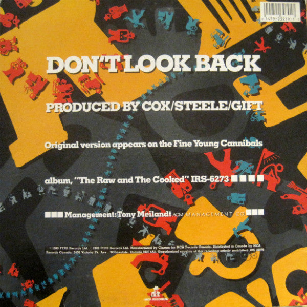 Don't Look Back Fine Young Cannibals