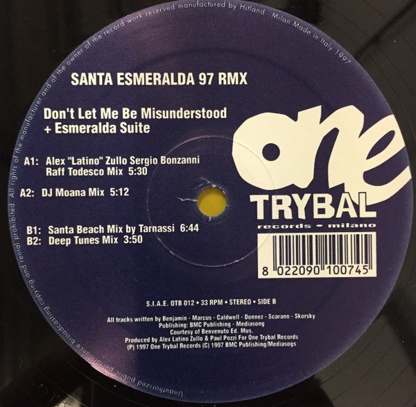 Don't Let Me Be Misunderstood + Esmeralda Suite (97 Rmx) Santa Esmeralda