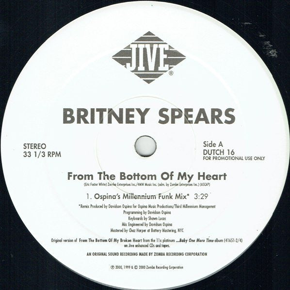 From The Bottom Of My Broken Heart (Crossover Remixes) Britney Spears