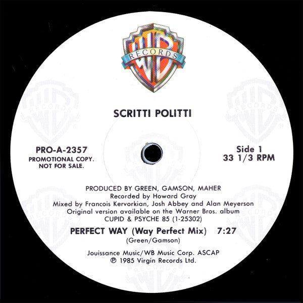 Perfect Way Scritti Politti