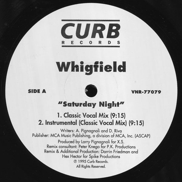 Saturday Night Whigfield