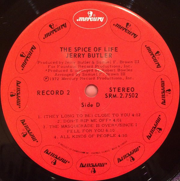 Spice Of Life Jerry Butler