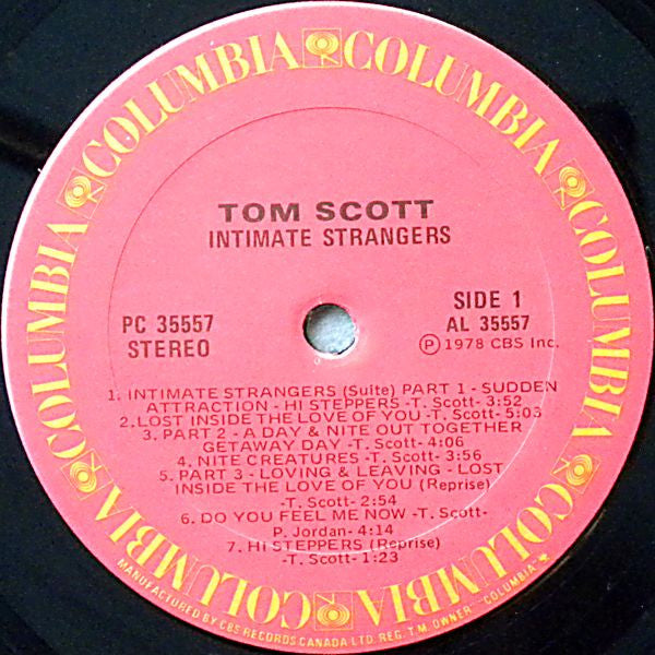 Intimate Strangers Tom Scott
