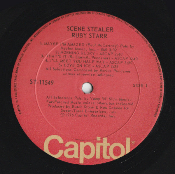 Voleur de scène Ruby Starr