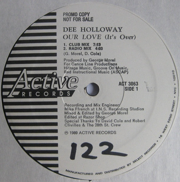 Our Love (It's Over) Dee Holloway