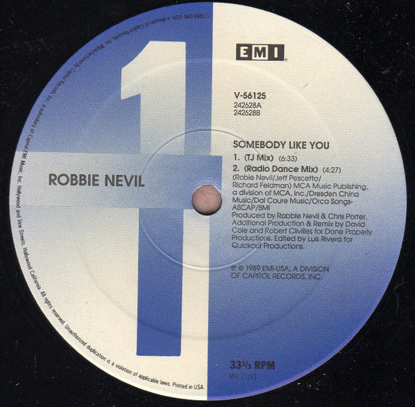 Somebody Like You 5 Robbie Nevil