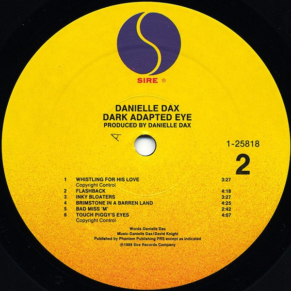 Dark Adapted Eye Danielle Dax