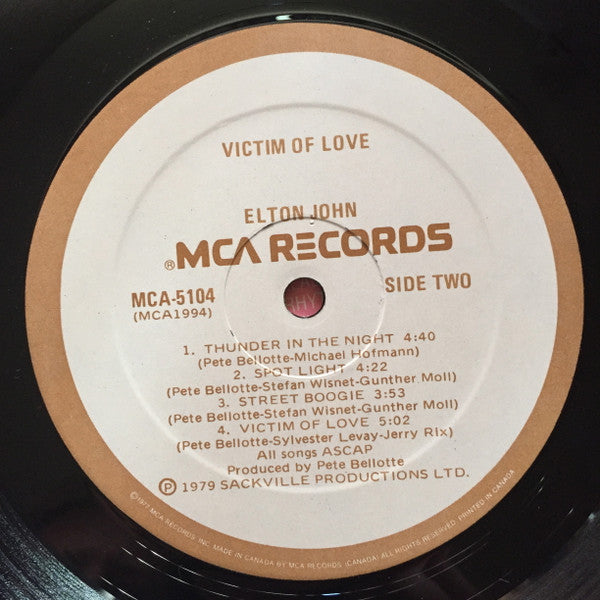 Victime de l'amour Elton John