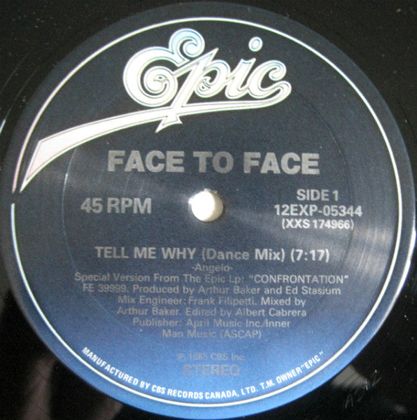Tell Me Why Face To Face (3)