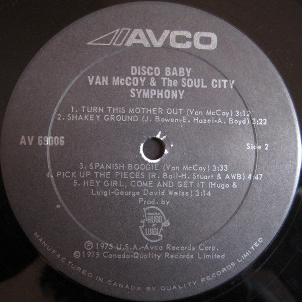 Disco Baby Van McCoy & The Soul City Symphony