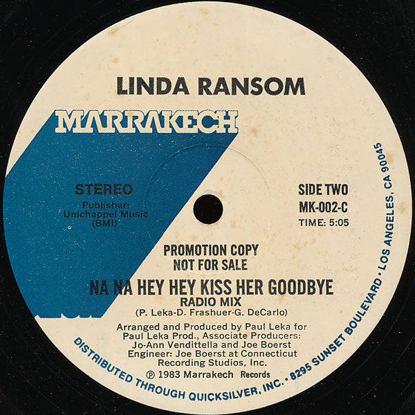 Na Na Hey Hey Kiss Her Goodbye Linda Ransom