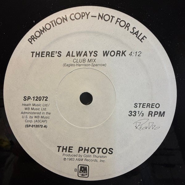 There's Always Work The Photos