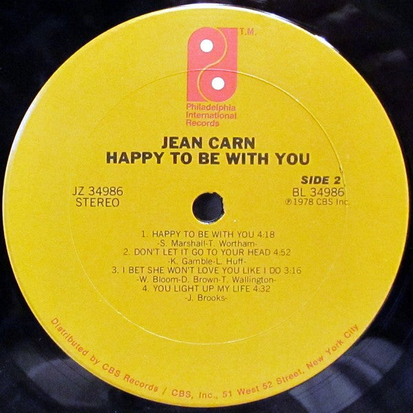 Happy To Be With You Jean Carn