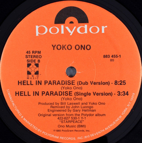 Hell In Paradise Yoko Ono