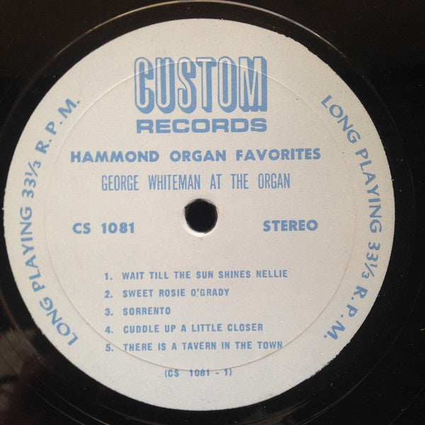 Hammond Organ Favorites: George Whiteman At The Organ | Rectangle Triangle  